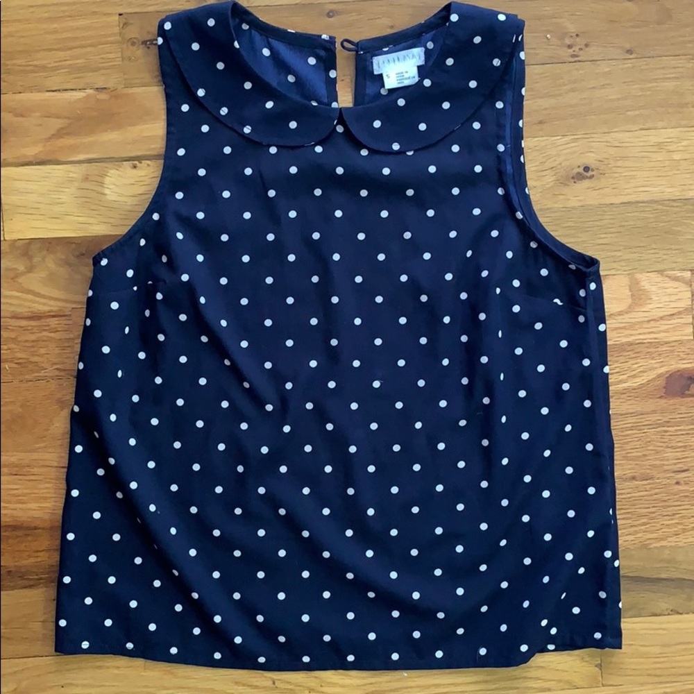 Cooperative polka dot blouse